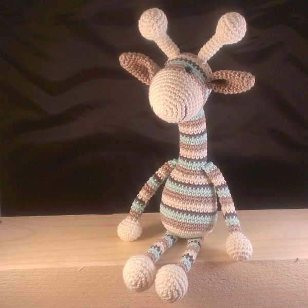 giraffe met streepjes